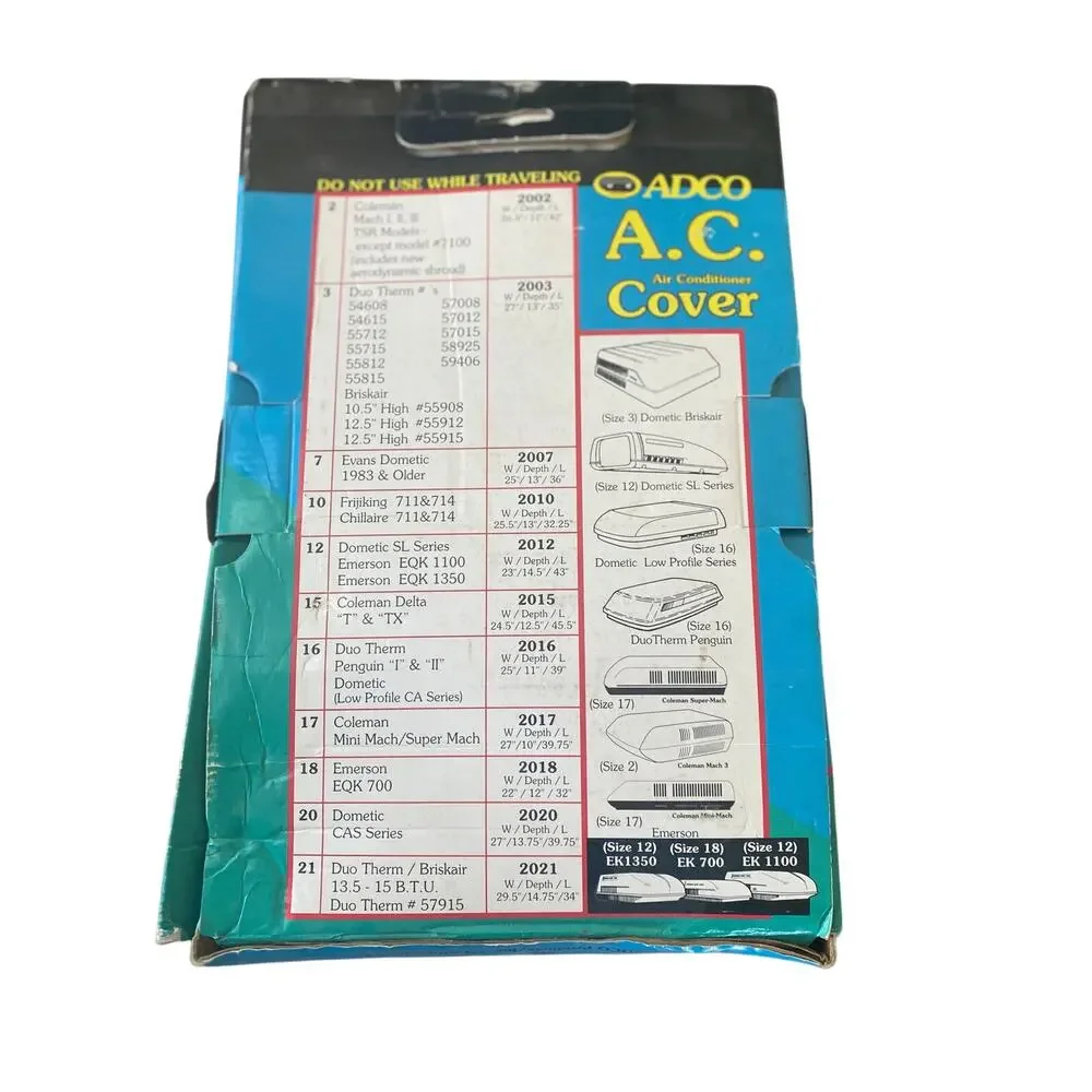 ADCO A.C. Air Conditioner Cover Colonial White